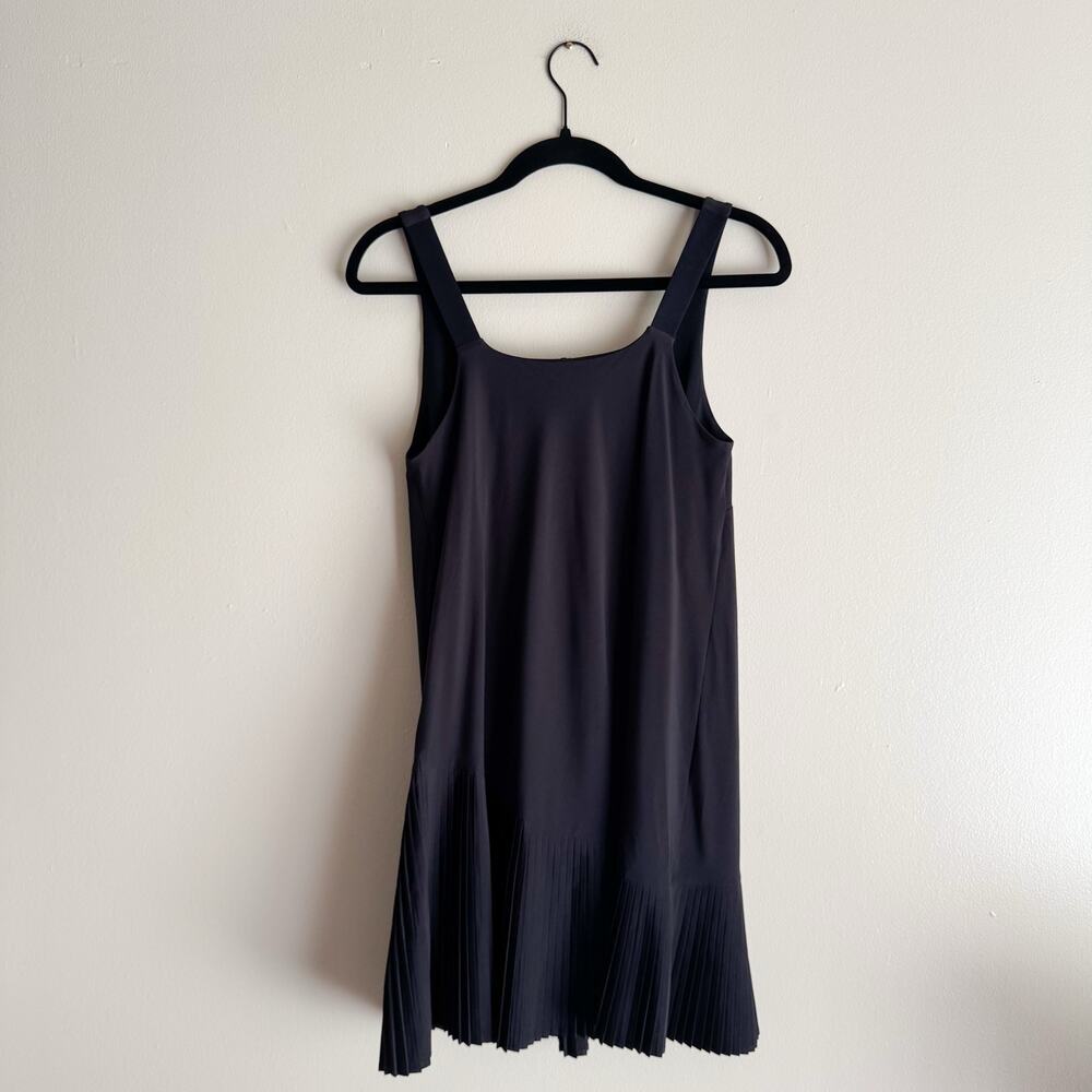 SPANX Black Pleated-Hem Sleeveless Tank Dress - Picture 9 of 11